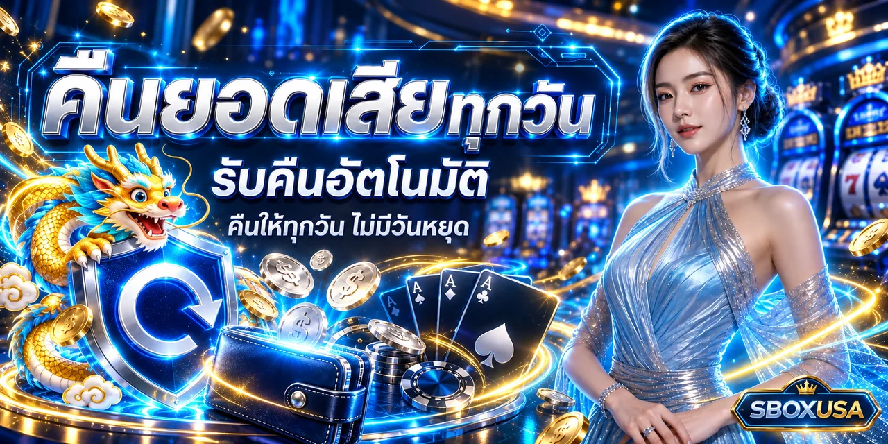 โปรคืนยอดเสียรายวัน SBOXUSA